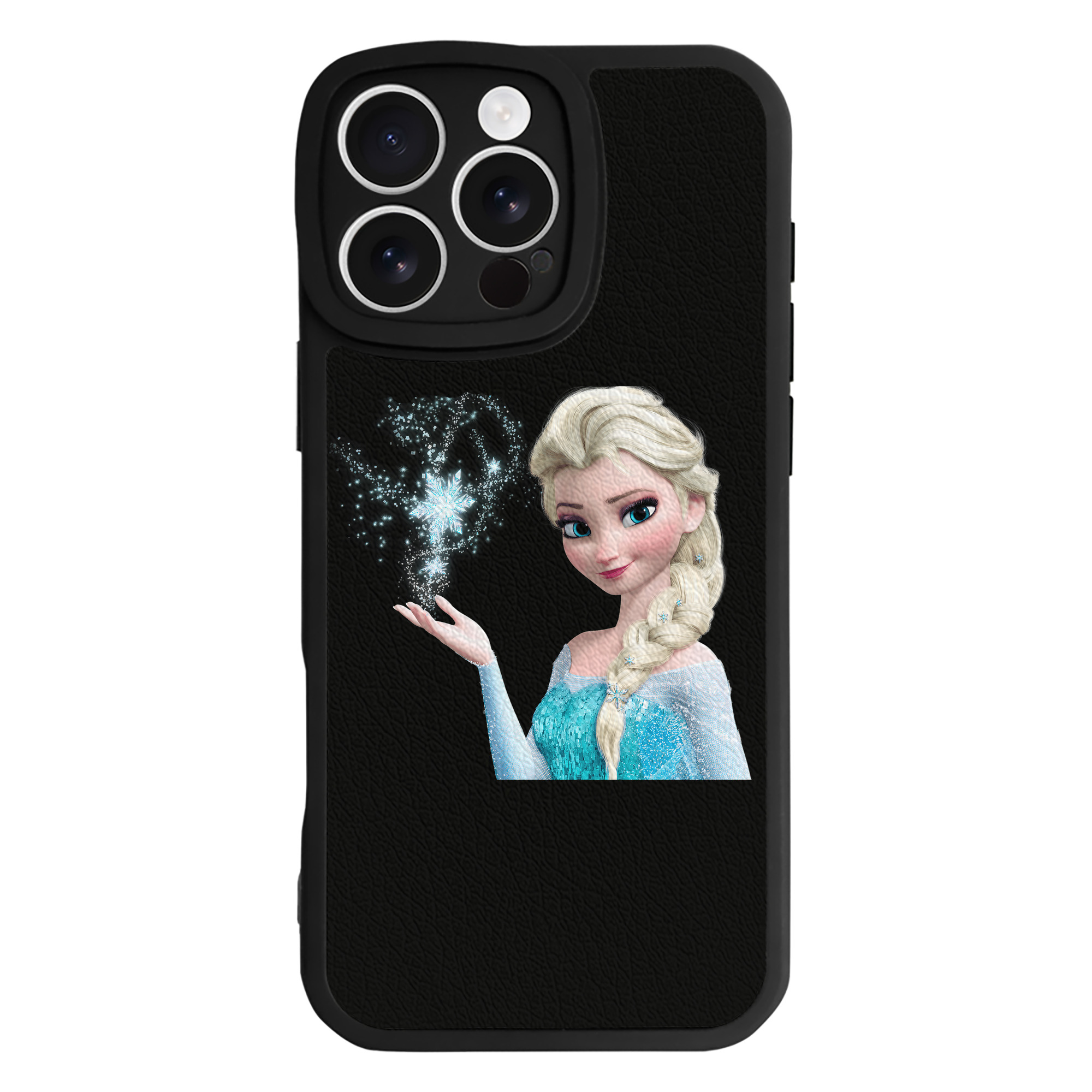 （画像用） アナと雪の女王 アンナ エルサ Frozen Anna Elsa 【iPhone 16シリーズ対応】シリコンスマホケース（レザー調） 材質：シリコン